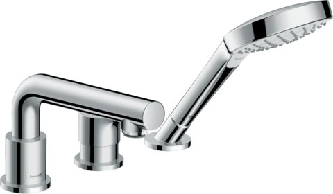 Hansgrohe Talis S - tříotvorová páková baterie na okraj vany 72417000