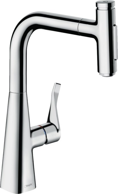 Hansgrohe Metris Select M71 - kuchyňská páková baterie 240, vytahovatelná sprška, 2jet, sBox 73817000