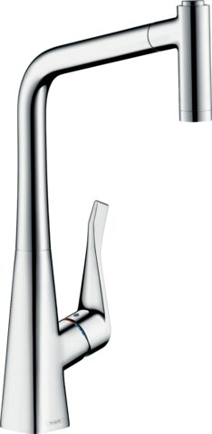 Hansgrohe Metris Select M71 - kuchyňská páková baterie 320, vytahovatelná sprška, 2jet, sBox 73801000