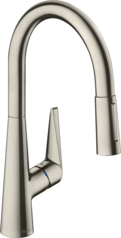 Hansgrohe Talis Select M51 - kuchyňská páková baterie 200, vytahovatelná sprška, 2jet, sBox, nerez 73851800