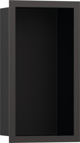 XtraStoris Individual - výklenek do stěny s designovým rámem 300/150/100, kartáčovaný černý chrom 56095340