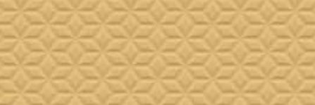 Springpaper 3D-02 Yellow - obkládačka rektifikovaná 25x75 žlutá