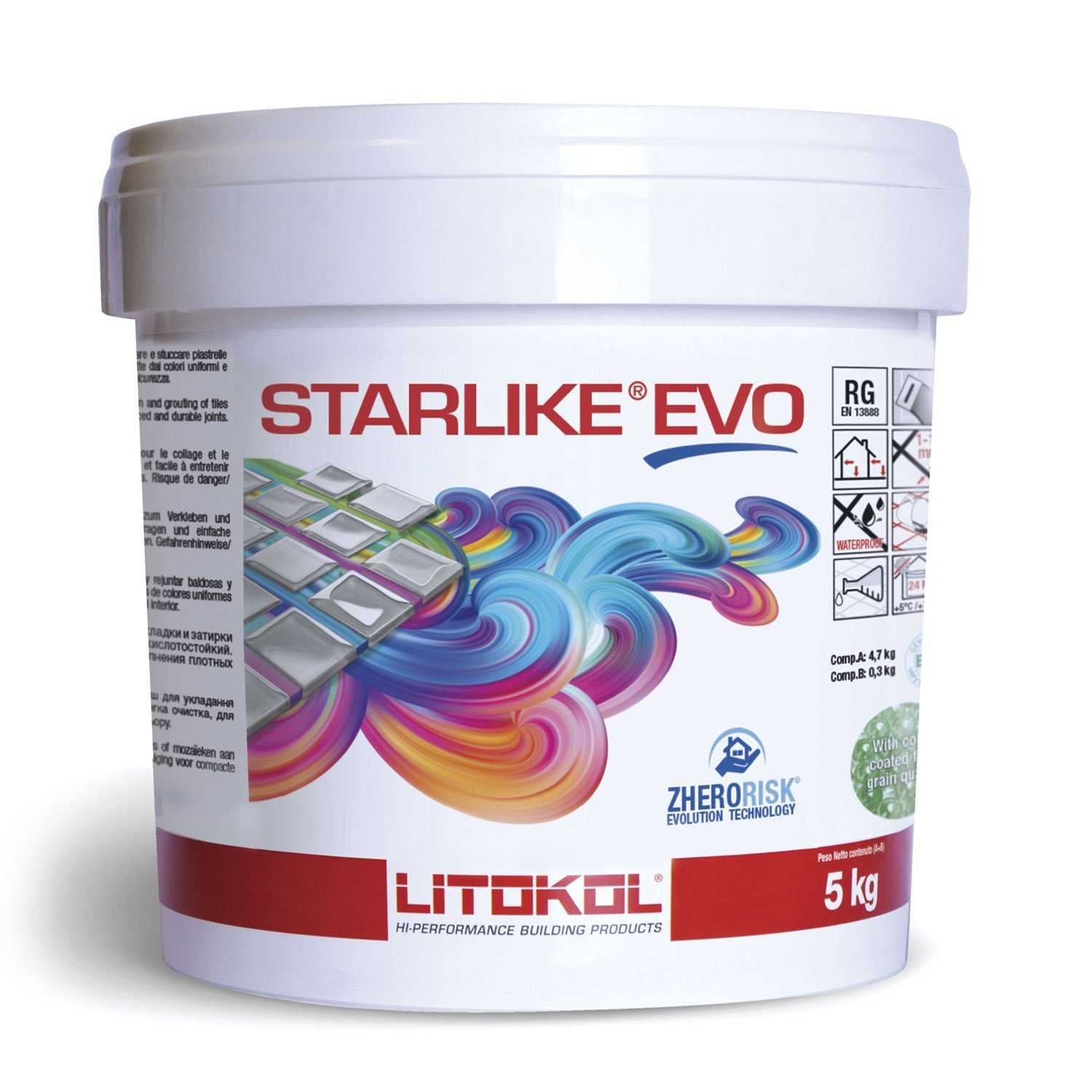 Starlike EVO 600 Giallo Vaniglia - epoxidová spárovací hmota žlutá, 2,5 kg