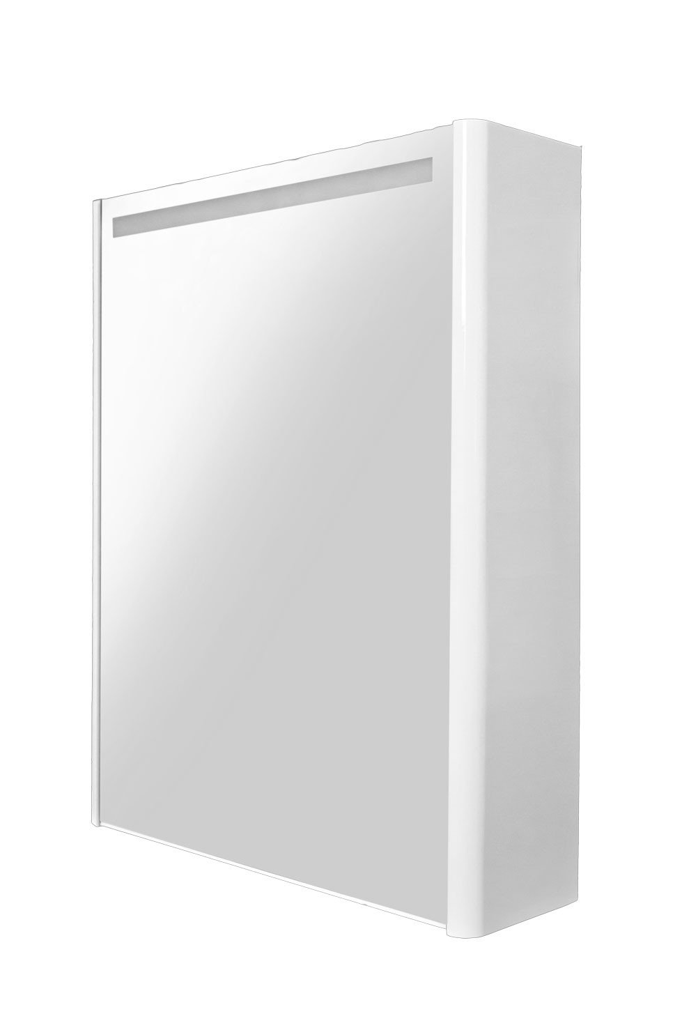 Eden Diamant - skříňka zrcadlová 76x60 cm s osvětlením pravá DI21/Px