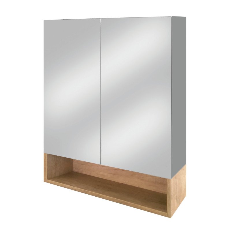 Olivín max - zrcadlová skříňka 90 cm s nikou OMG90xz
