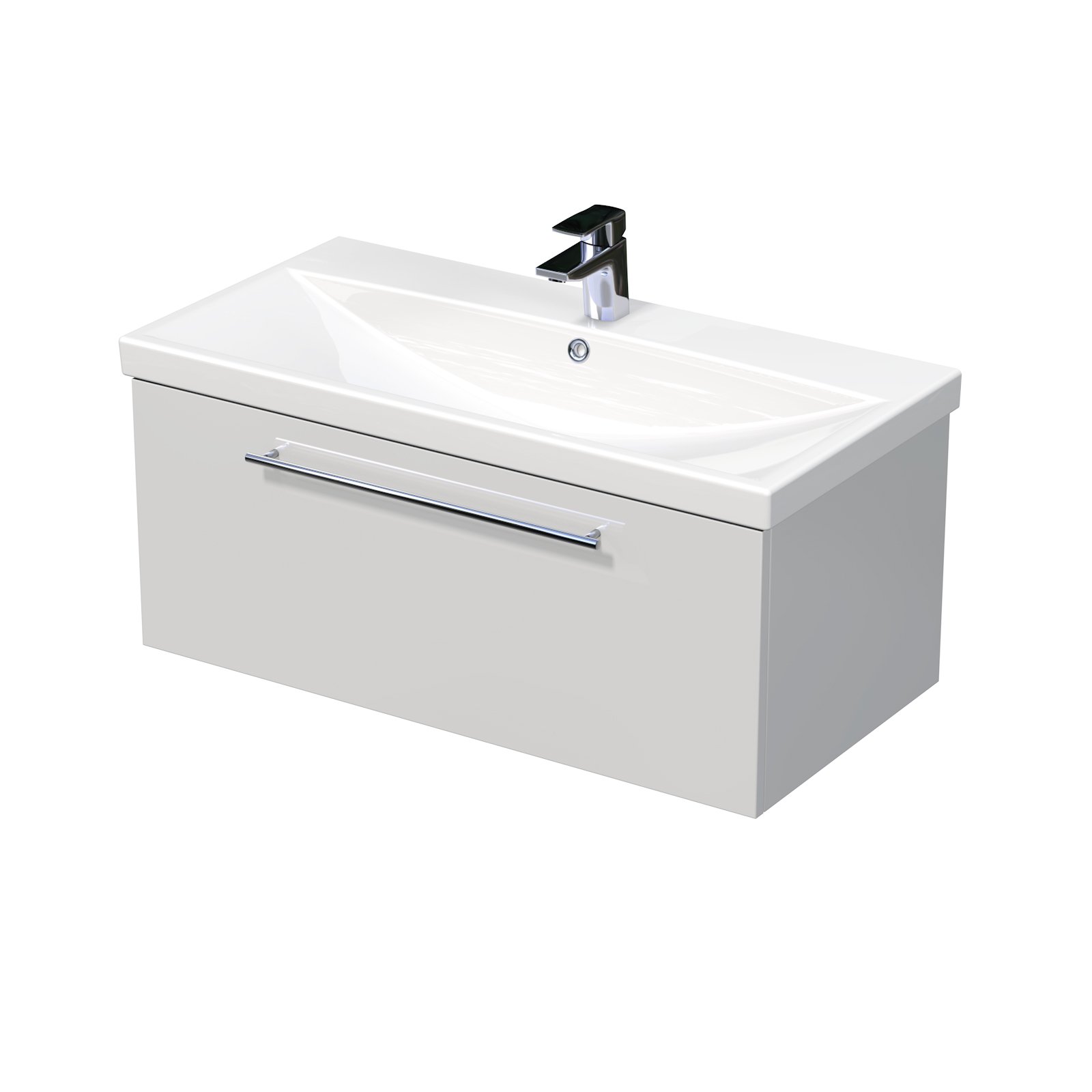 Box - skříňka pod umyvadlo Elite 90 cm, 1 zásuvka, závěsná