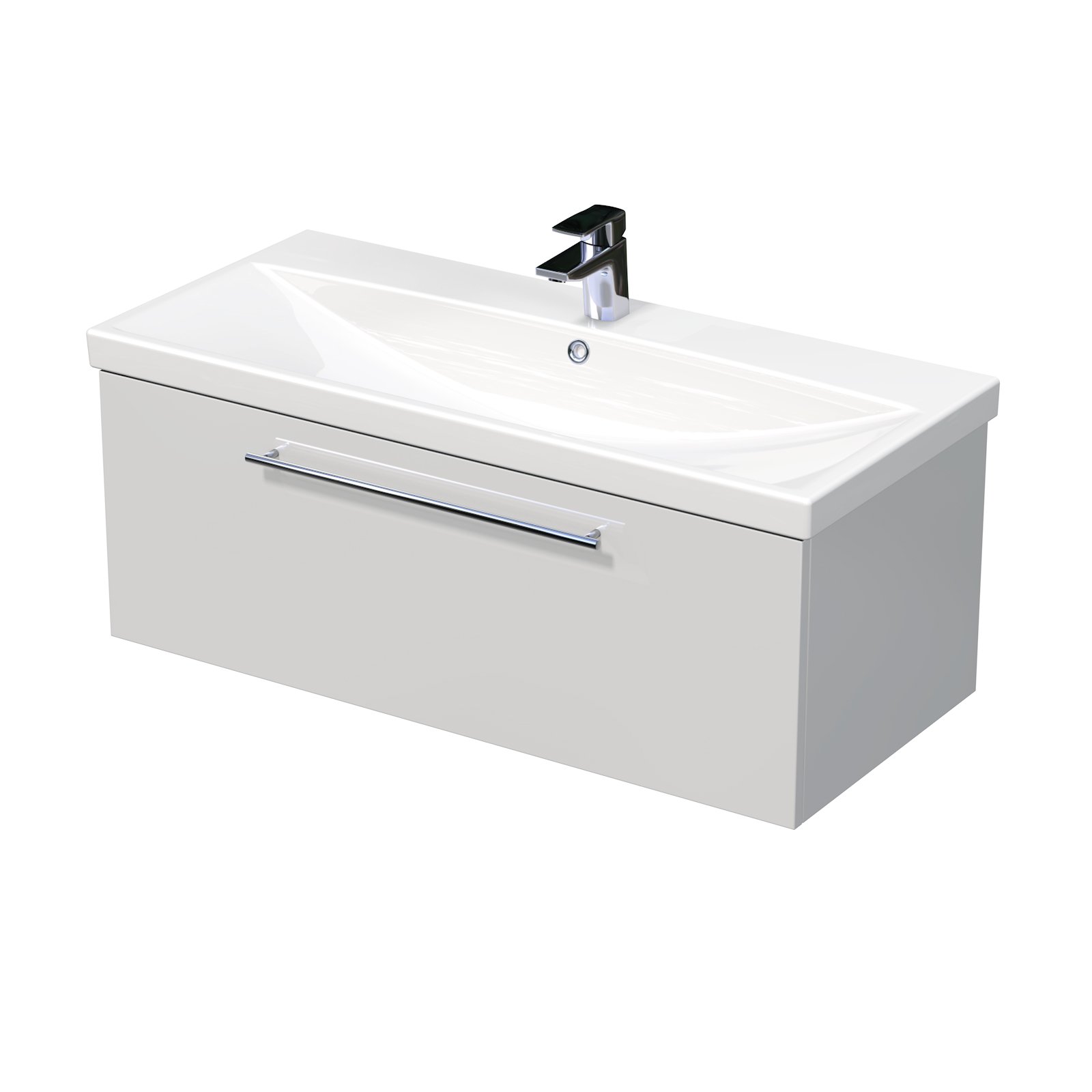 Box - skříňka pod umyvadlo Elite 100 cm, 1 zásuvka, závěsná
