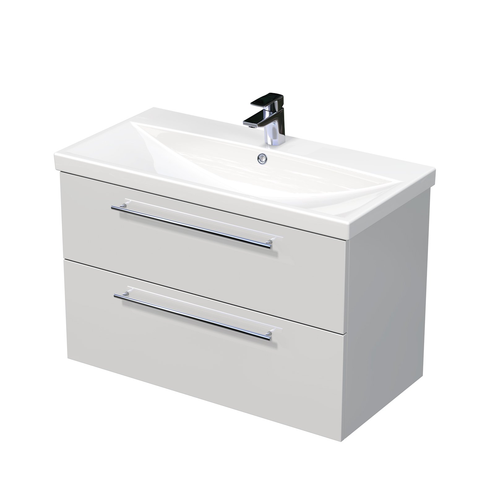 Box - skříňka pod umyvadlo Elite 90 cm, 2 zásuvky, závěsná