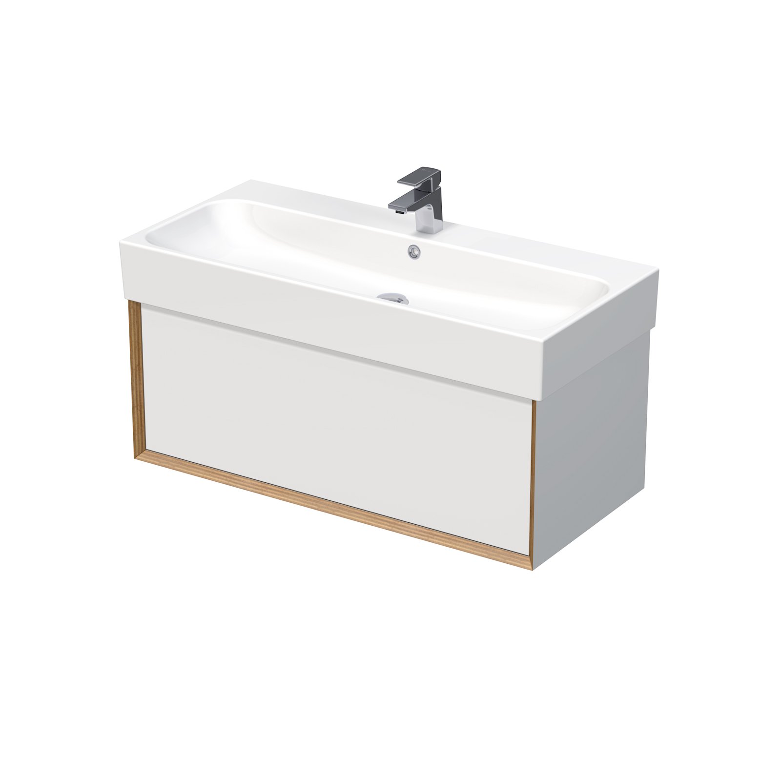 OXO multi - spodní skříňka pod umyvadlo 100 cm, 1 zásuvka, závěsná
