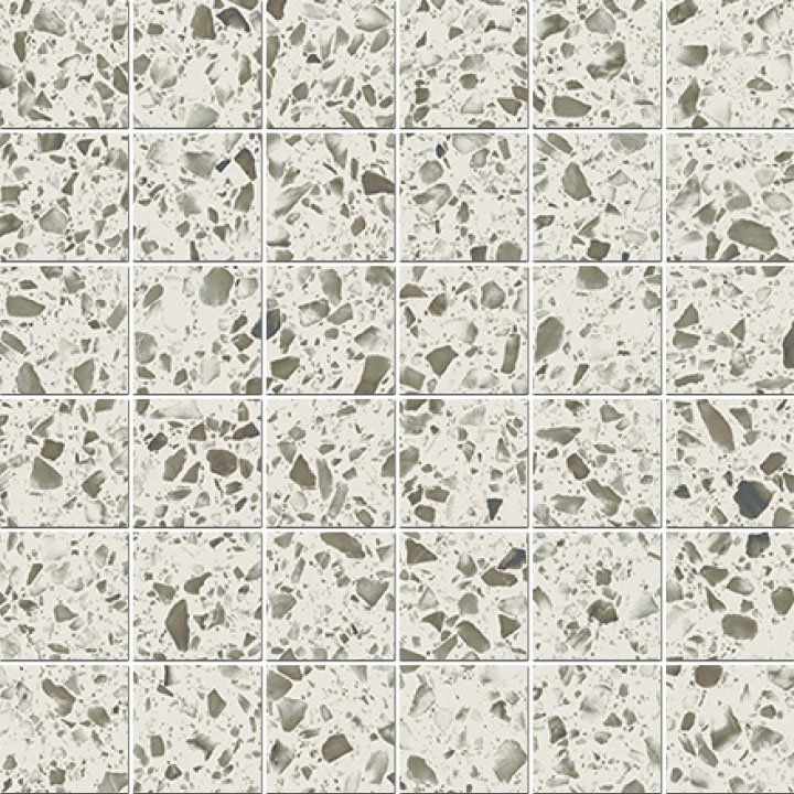 Imperial Mosaico 5x5 Sale e Pepe - dlaždice mozaika 30x30 šedá