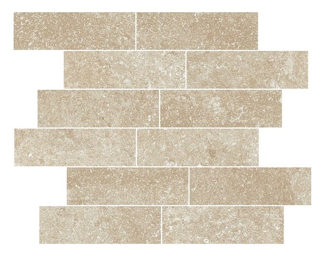 Kingstone Muretto Royale Beige - dlaždice mozaika 38x40 béžová