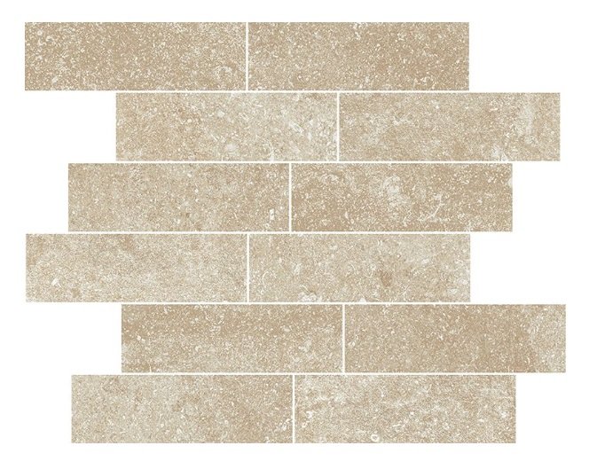 NovaBell Kingstone Muretto Royale Beige - dlaždice mozaika 38x40 béžová KST446K, cena za 0.610 m2