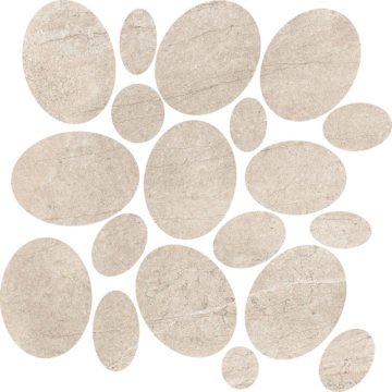 NovaBell Aspen Sassi Sand Moon - dlaždice mozaika 30x30 béžová APN446N, cena za 0.900 m2