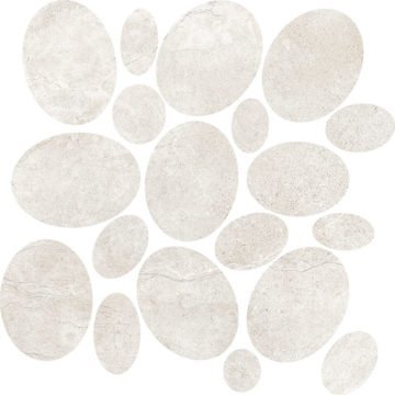 Aspen Sassi Snow - dlaždice mozaika 30x30 bílá APN886N
