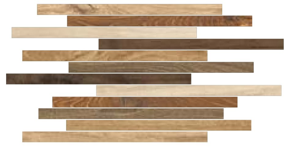 NovaBell Artwood Baccheta Multicolor - dlaždice mozaika 30x40 béžová AWD106K, cena za 0.480 m2