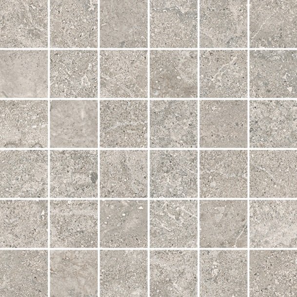 Thermae Mosaico 5x5 Storm - dlaždice mozaika 30x30 šedá