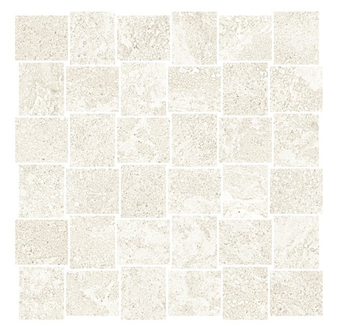 Thermae Textile Milk - dlaždice mozaika 30x30 bílá TRM884N