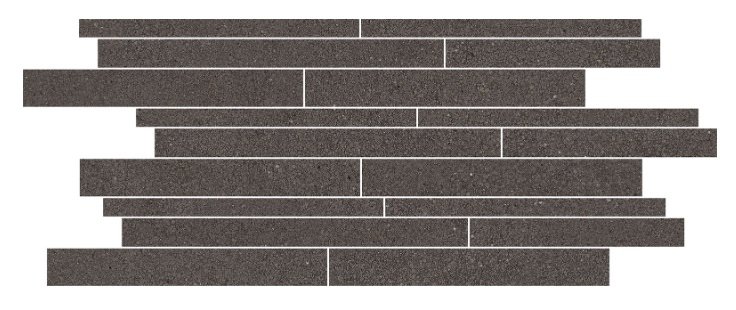 Khroma Bacchette Moro - dlaždice mozaika 30x60 černá