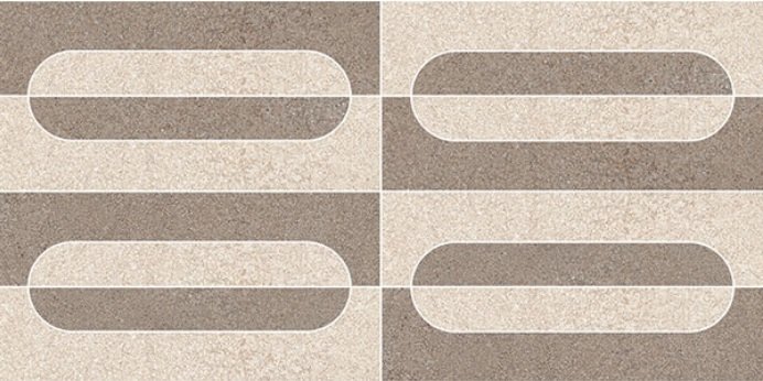 Khroma Bold Avorio/Fango - dlaždice dekor 20x40