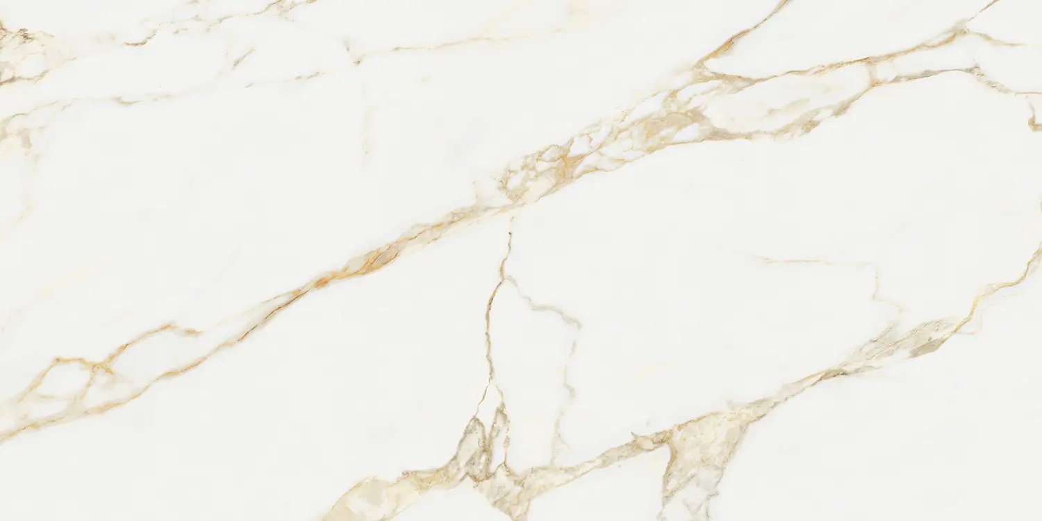 Atelier Calacatta Gold Natural Rift Rett. - dlaždice rektifikovaná 60x120 bílá mat