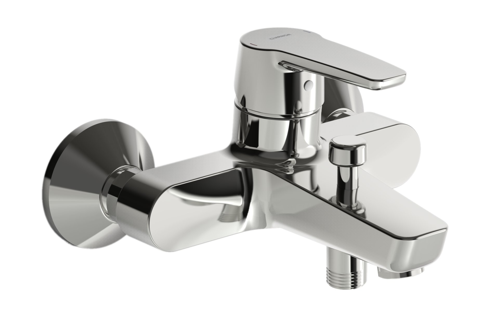 Hansapolo - nástěnná vanová baterie, studený start, vyložení 159 mm