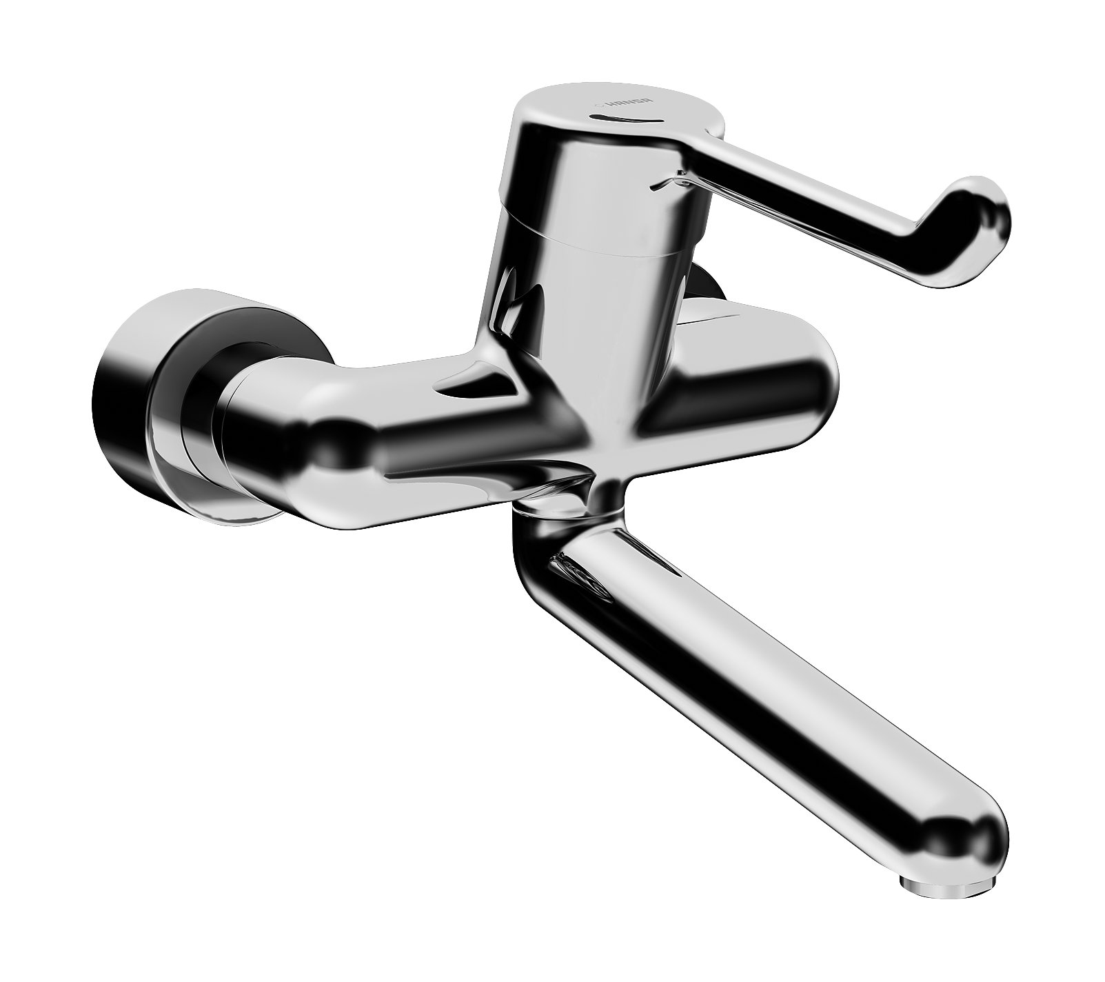 Hansamedipro Protec - páková nástěnná umyvadlová baterie, s bezpečnostní kartuší, vyložení 246 mm