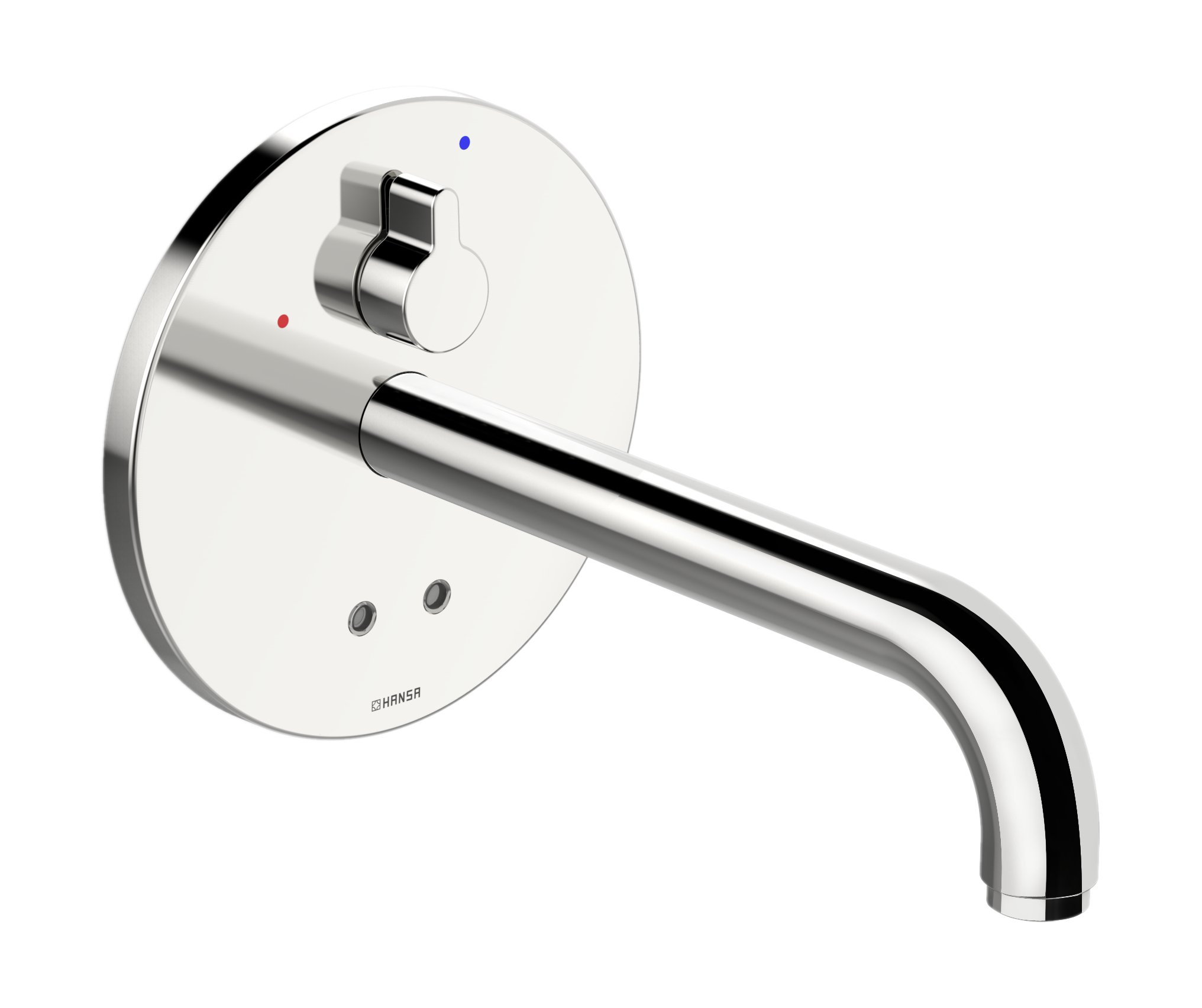 Hansaelectra - podomítková elektronická umyvadlová baterie, 3 V, Bluetooth, vrchní část