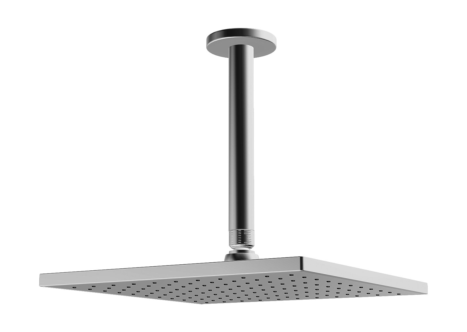 Hansaviva - hlavová sprcha, čtvercová 250x250 mm, přívod od stropu 200 mm