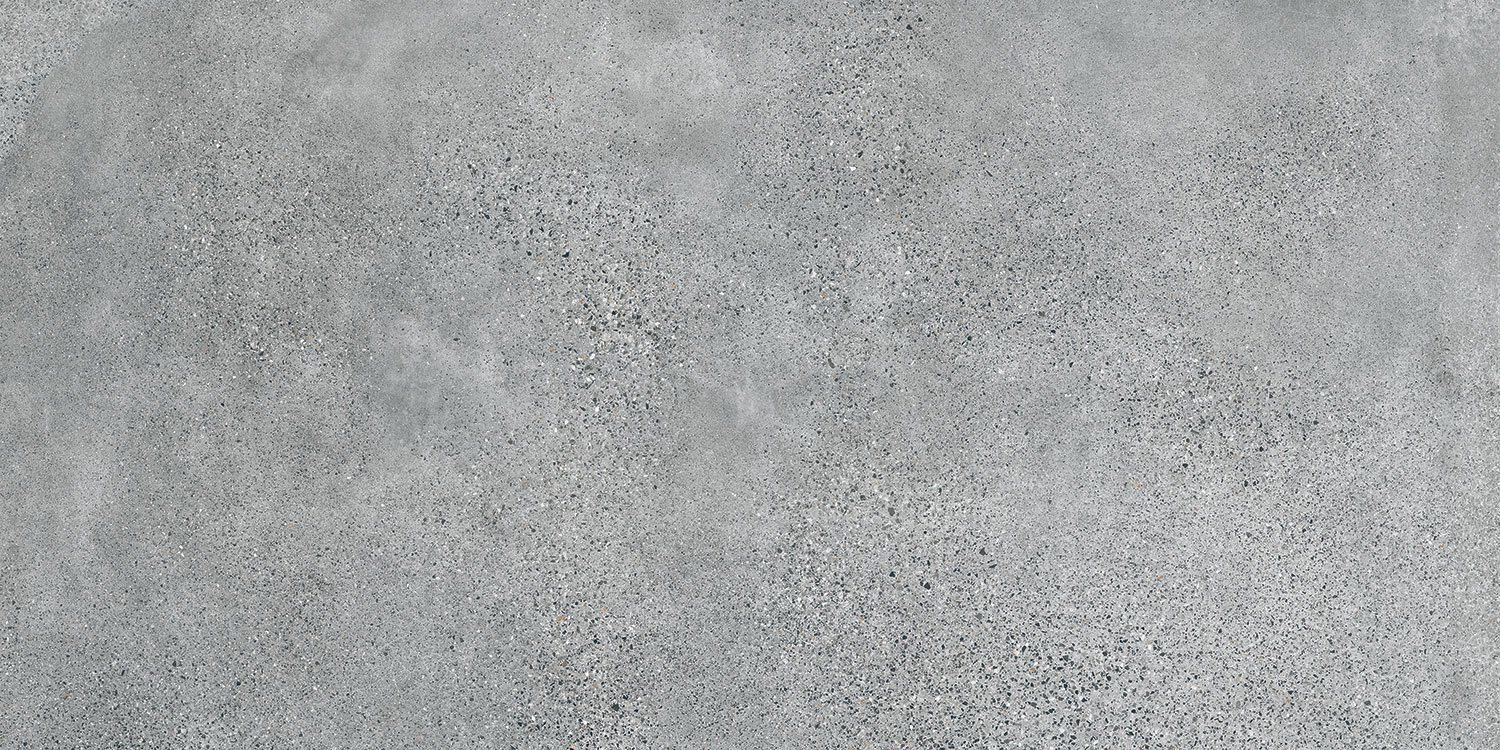 Terrazzo grey mat - dlaždice rektifikovaná 119,8x239,8 šedá matná