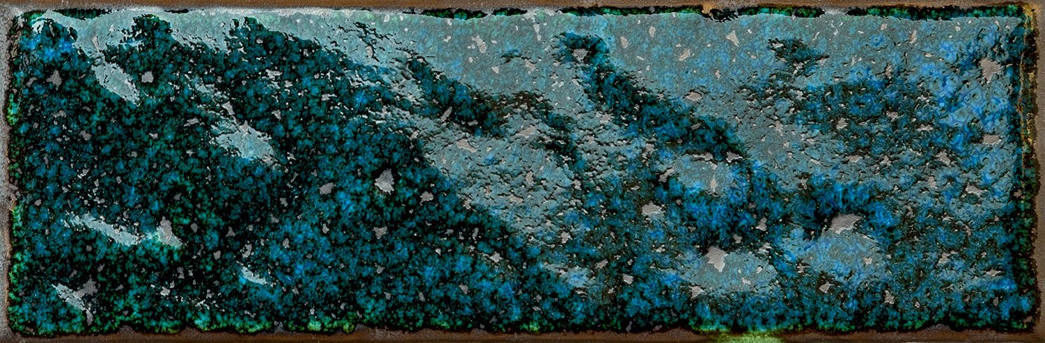 Tubadzin-Zien Boho brick dekor - obkládačka inzerto 7,8x23,7 modrá 6004974, cena za 1.000 ks