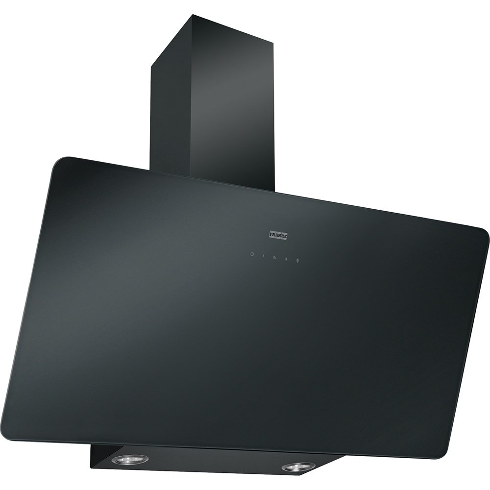 Vertical Evo FPJ 915 V BK A černé sklo - komínový odsavač, montážní šířka 90 cm