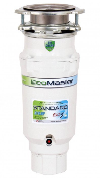 Dřezový drtič Ecomaster Standard EVO3 - pro běžnou domácnost Ecomaster Standard EVO3