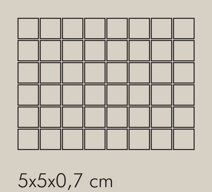 RF Cielo Rete RAL 2307020 - dlaždice mozaika 5x5 modrá matná, R10 00449262