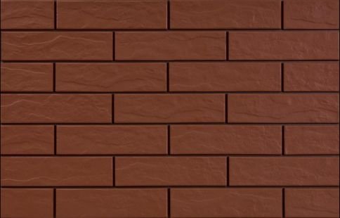 Burgund rustyk - obkládačka 6,5x24,5 červená