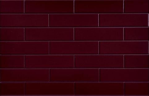 Cherry glazed - obkládačka 6,5x24,5 vínová