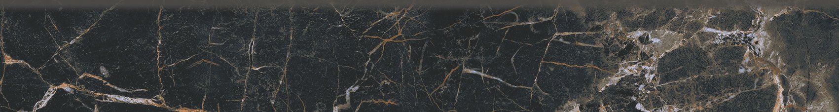 Marquina gold cokol mat - dlaždice sokl 8x59,7 černá