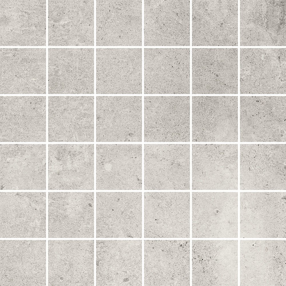 Softcement white mozaika mat - dlaždice mozaika 29,7x29,7 bílá