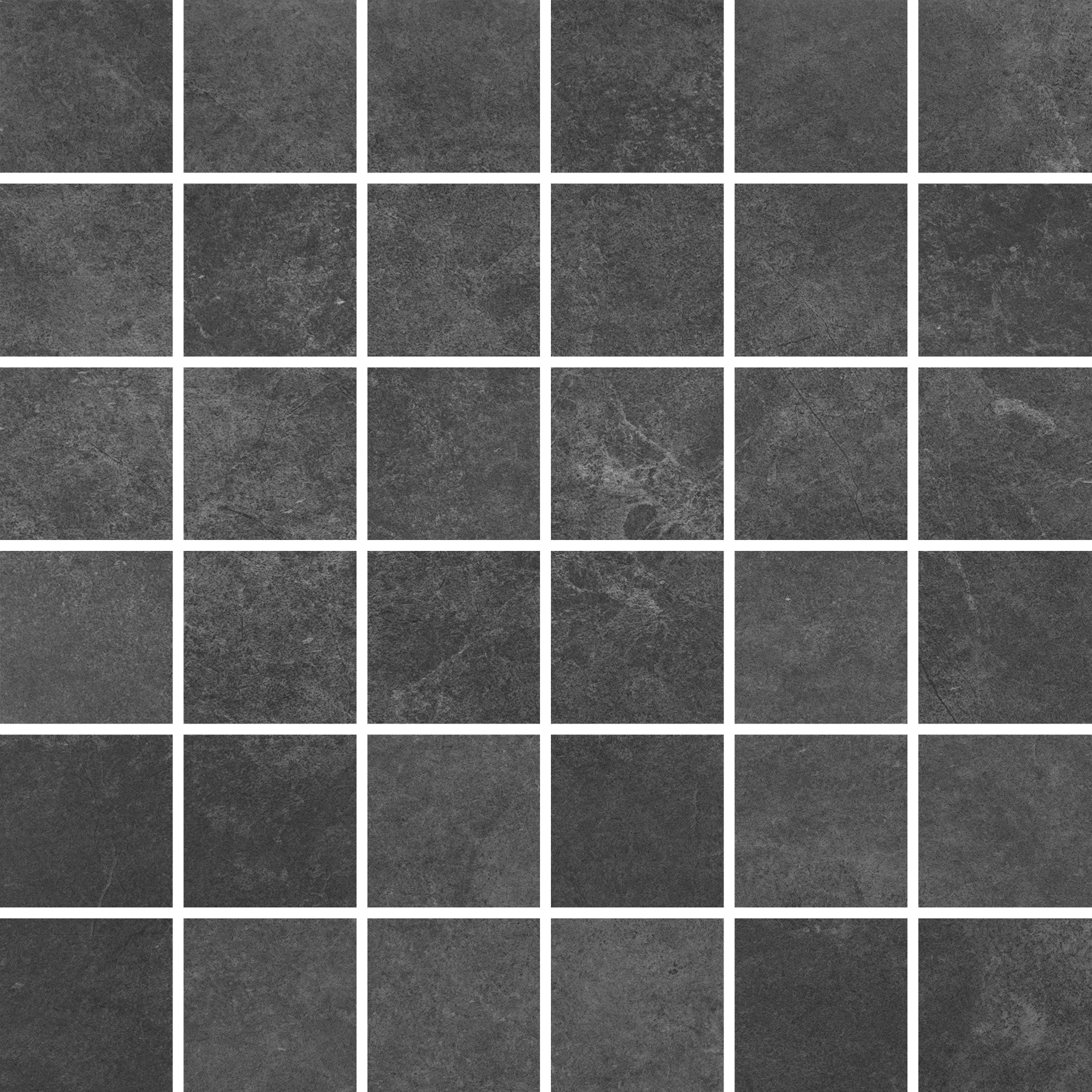 Tacoma steel mozaika mat - dlaždice mozaika 29,7x29,7 šedá 153612
