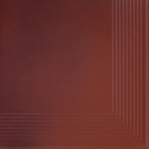 Country wisnia - schodovka rohová 30x30 hnědá