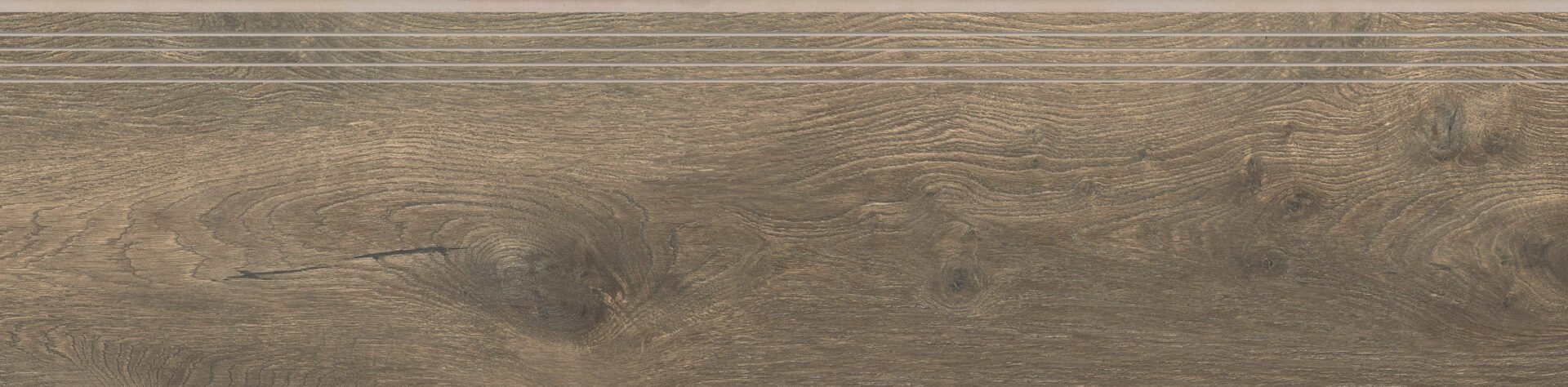 Guardian Wood walnut stopnica mat - schodovka rektifikovaná 29,7x120,7 hnědá