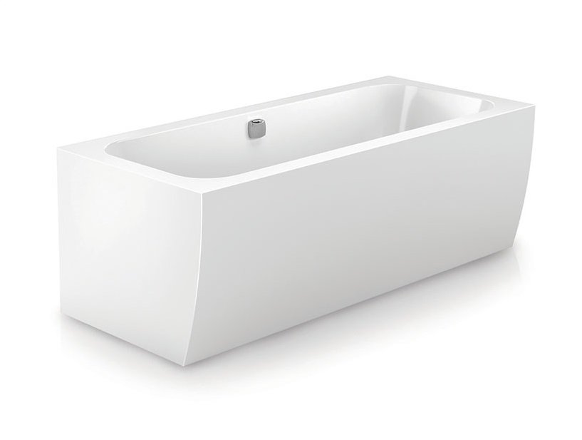 Volně stojící vana Milo - R 160x70, ke stěně