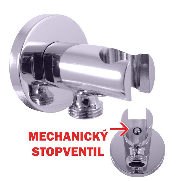 Držák sprchy s integrovaným STOP ventilem MD0750