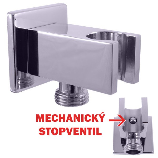 Držák sprchy s integrovaným STOP ventilem MD0751