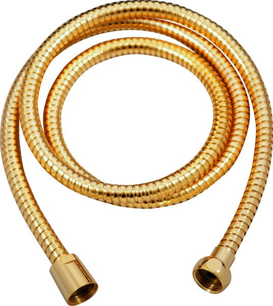 Sprchová hadice jednozámková, kovová, 100 cm, zlato MH1001Z