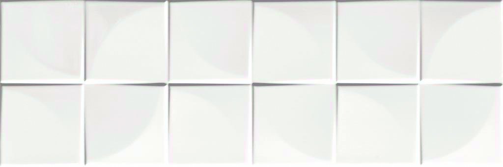 Quadra white glossy - obkládačka rektifikovaná 25x75 bílá 156138