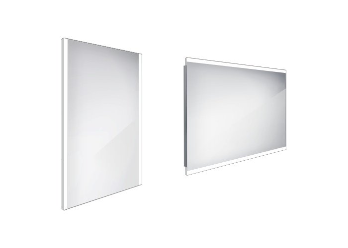 11000 - LED zrcadlo 50X70 cm, plexiglass