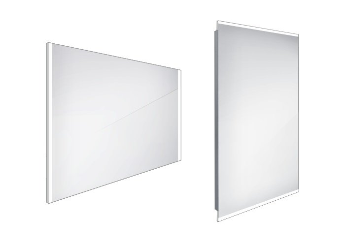 11000 - LED zrcadlo 90X70 cm, plexiglass