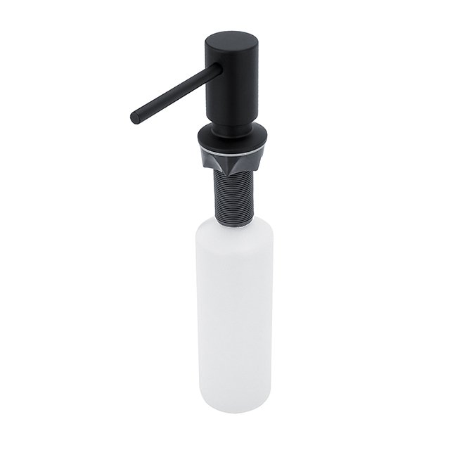 Nimco Vestavěný dávkovač tekutého mýdla nebo dez. gelu, pumpa prům. 35, černý UNC 4031V-90