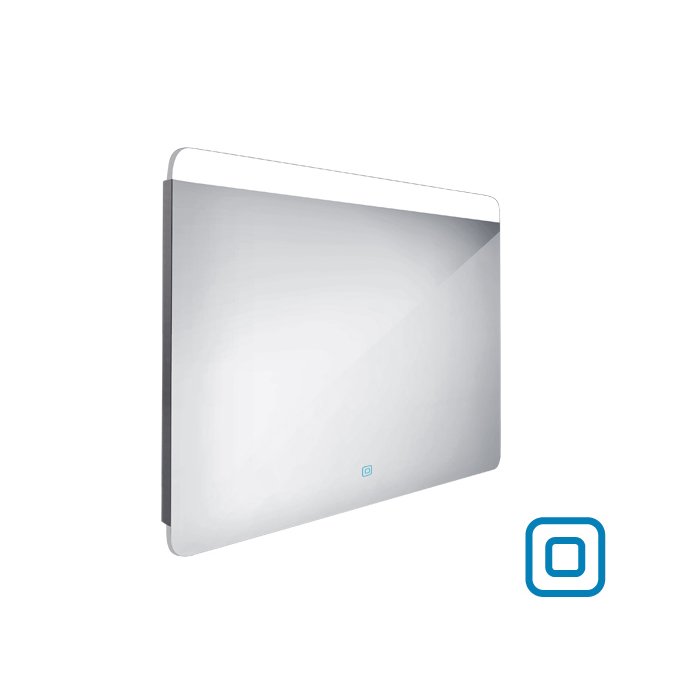 LED zrcadlo 90x70 cm, dotykový senzor