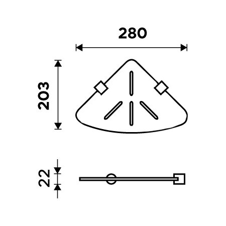 Náhled Bormo - rohová police IXI